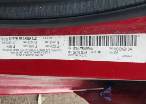 2011 Dodge Avenger Mainstreet z USA, uszkodzony, nr VIN 1B3BD1FB5BN508984